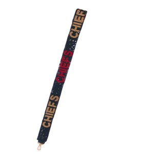 Última colección de 2025, ropa deportiva para equipos, monedero hecho a mano con cuentas de paja de semillas, correas de guitarra para el día del juego y la ropa de fiesta - Product Image 1