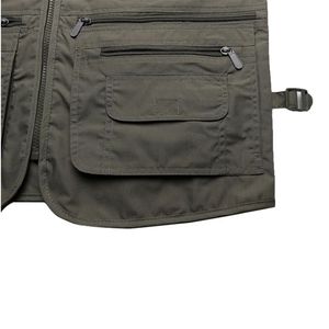 Offre Spéciale grande taille hommes coton gilet décontracté multi-poches respirant utilitaire gilet Style décontracté gilet - Product Image 6