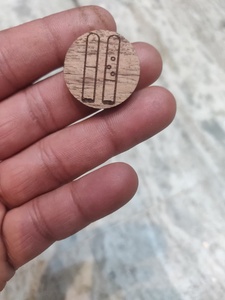 Fichas Decorativas de Madera Maciza Hechas a Mano, Diseños Personalizados, Acacia, Mango, Nogal, Hexagonales, Artesanías de Madera con Láser, Cajas de Madera, Letreros de Pared - Product Image 5