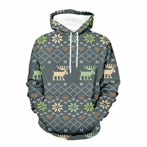 New Design <b>Christmas</b> <b>Men's</b> Pullover <b>Hoodie</b> Comfortable Fashionable 100% Polyester <b>Christmas</b> with Custom Logo Low MOQ - Product Image 1