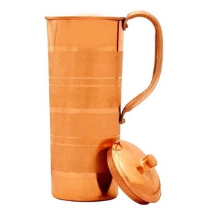 Jarra de agua de cobre/jarra de cobre 100%, utensilio de cobre 100%, jarra de agua con filtro de agua de vidrio, jarra de regalo de retorno de boda - Product Image 2