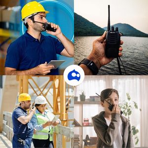 Bluelander - Juego de 4 Walkie Talkies Recargables de Largo Alcance, 5000 km, Frecuencia 4G LTE, Comunicación Bidireccional - Product Image 3