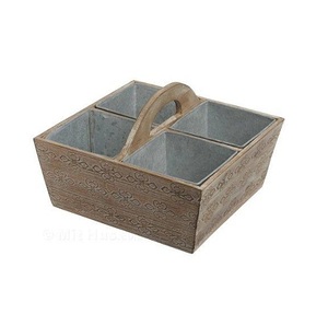 Jardinera de metal clásica de inspiración vintage para decoración interior y exterior con forma y tamaño personalizados para obtener a precio de venta - Product Image 1