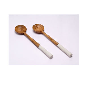 Serveur à salade en bois européen pour servir la salade Nouveau serveur à salade Deign en vente entière prix maison et cuisine - Product Image 2