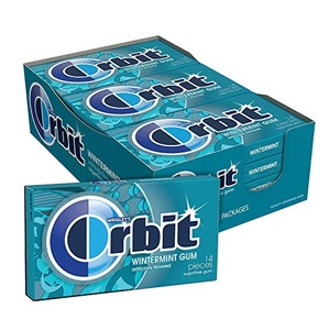 Chicle sin Azúcar con Sabor a Hierbabuena y Frutas - Ingredientes Naturales, Paquete a Granel (15 Piezas) - Product Image 1