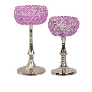 Stand Handcrafted Votive Metal Wire Candle Handcrafted Designer Nickle Finishing Candle Stand Décoration de Noël - Product Image 5