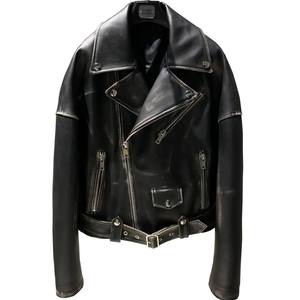 Chaqueta de Cuero Pulido de Moda Otoño 2025 para Mujer, Abrigo de Moda Vintage de Manga Larga, Ropa Exterior Femenina - Product Image 5