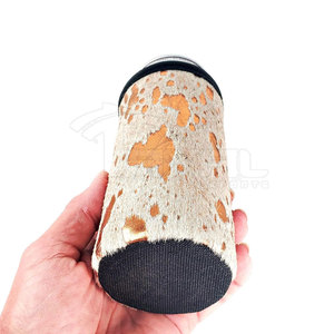 Soporte de lata de cuero de vaca de fabricación de fábrica de alta calidad hecho en Pakistán soporte de lata de cuero de vaca - Product Image 3