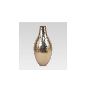 Jarrón de flores de diseño de flores de latón de color plateado martillado de acero inoxidable de calidad superior para decoración de fiestas interiores del hogar - Product Image 3