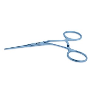 GERMAN Pince Castaneda-Mâchoires droites Cooley atraumatiques, tige incurvée, acier inoxydable, 5.25 ''(13cm) - Product Image 1