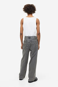 Traje personalizado para hombre, pantalones vaqueros holgados de color oscuro, pantalones de diseñador, nuevo lanzamiento, pantalones vaqueros holgados de talla grande originales, pantalones polares para niños grandes - Product Image 5