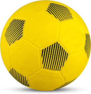 Haute rétention d'air 32 panneaux ballon de football jaune Machine cousue Football d'intérieur léger et durable pour les joueurs de loisirs - Product Image 4