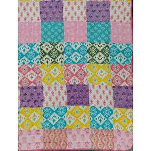 Colcha Individual de Algodón con Estampado Artesanal y Patchwork, Diseño Floral Kantha Bordado a Mano, Ligera, para Bebés, Invierno/Verano - Product Image 2