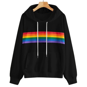 Women's Casual Washed Polyester/Cotton Blend Fleece Hoodie-Quick Dry Breathable Eco-Friendly <b>Yoga</b> Dance Workout Activewear Loose - Product Image 5