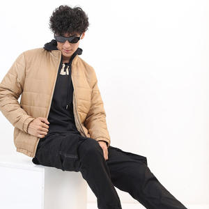 Mens <b>Long</b> Softshell Hooded Windproof Winter <b>Waterproof</b> Breathable Outdoor Quilted Puffer <b>Jacket</b> 100% Polyester Coating Padded - Product Image 6