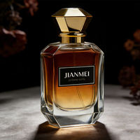 Flacon de parfum en verre de qualité supérieure OEM/ODM 30ml/50ml Flacons de parfum personnalisés transparents avec boîte