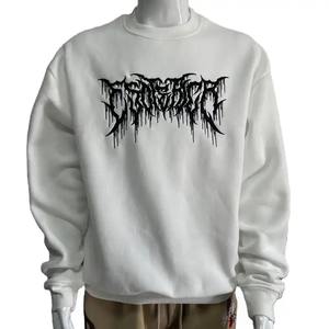 Sweat-shirt vierge pour hommes, pull à col rond, vêtements de sport à manches longues, vêtements personnalisés, sweats en coton à imprimé bouffant - Product Image 5