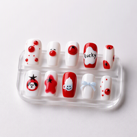 Ongles artificiels faits à la main, livraison rapide, approvisionnement en gros, designs variés, fabrication sur commande, ongles réutilisables, longue durée, haute qualité