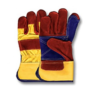 Gants en cuir fendu à double paume de qualité supérieure EN420 approuvés gants de sécurité durables et résistants pour les tâches de travail de construction industrielle - Product Image 4