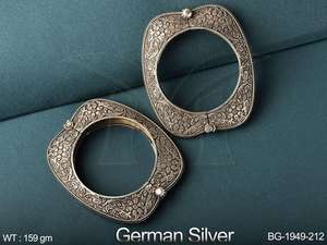 Oxidized <b>Indian</b> Jewelry German <b>Silver</b> Polish Designer Wear Beautiful Fancy Design Antique Style Fashion Jewelry <b>Bangles</b> Set - Product Image 3