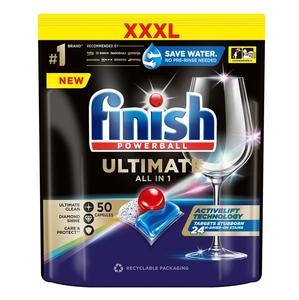 Pastillas para Lavavajillas Finish Ultimate Plus Powerball Todo en 1, Paquete de 50 (Alta Calidad) - Product Image 4