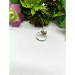 Navajo-<b>Crafted</b> Golden Hill & Sterling Silver Ring Cultural Collectible Jewelry in Size 8.25 - Product Image 5