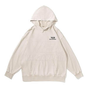 OEM superventas hecho a medida transpirable diseño personalizado Pull Up sudaderas con capucha de gran tamaño de los hombres de moda sudaderas con capucha de gran tamaño - Product Image 6