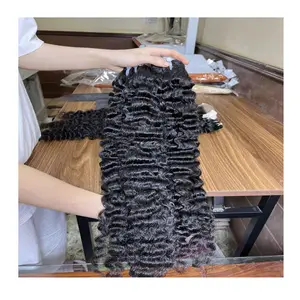 Top des paquets de cheveux bouclés birviens 2023, trame de cheveux naturels bruts non traités fournisseurs de cheveux humains du Vietnam