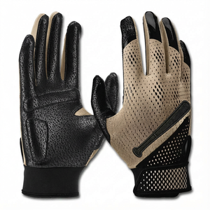 ถุงมือเบสบอลหนังแบบสั่งทำขนาดพิเศษ ขายส่ง MOQ ต่ำ ลายทันสมัย ระบายอากาศได้ดี พร้อมโลโก้ของคุณเอง ถุงมือตีซอฟต์บอล - Product Image 4