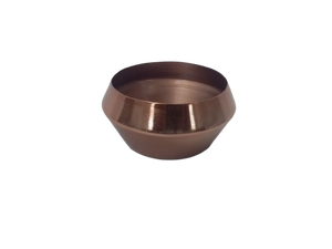 Pot de fleurs en métal finition or, bol décoratif, jardinière pour intérieur, extérieur, maison, jardin, balcon, salon, bureau, décoration - Product Image 4