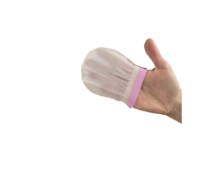 Gants en Soie avec Brosse Exfoliante Fournitures de Bain pour le Corps Accessoires de Douche pour le Nettoyage en Soie de Cocon 100% Brute - Product Image 1