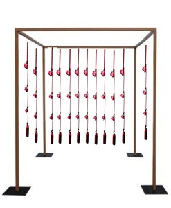 <b>Metal</b> Square Wedding <b>Arch</b> Stand/<b>Frame</b> Flower Balloon Backdrop <b>Arch</b> for Party Decoration White & Gold/Wedding <b>Arches</b> for Ceremony - Product Image 4