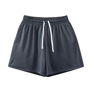 Shorts de course décontractés pour hommes, séchage rapide, 100 % coton, couleur unie, taille élastique – Collection été - Product Image 5