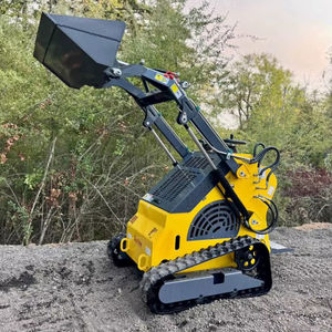 Minicargador barato CE EURO5 EPA, minicargador de orugas de rueda diésel con motor EPA, minicargador de oruga para todo terreno, envío gratuito - Product Image 1