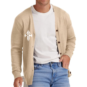 Top nouveau gros laine/acrylique matériel de haute qualité Logo personnalisé nouveau Design hommes Cardigan pull d'hiver par ATLANTIC - Product Image 1