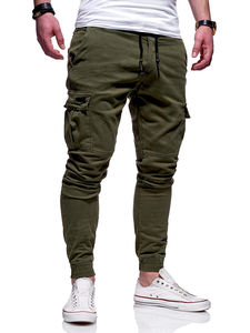 2024 Custom Cargo Sweat Pants Men Streetwear Cargo Pants Track Trousers Plus Size High Quality Custom Cargo Pants Men 2024 Oem - Product Image 2