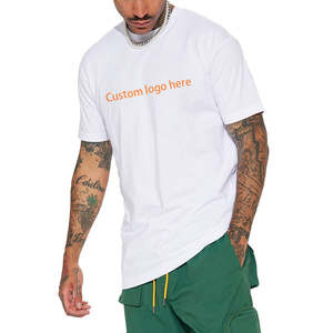 Camiseta lisa en blanco impresa personalizada, tela de algodón transpirable ecológica de 180g para bordado de impresión Digital, directo de fábrica OEM - Product Image 2