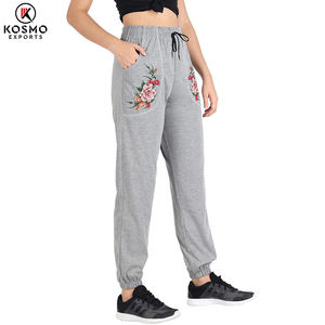 Pantalon de survêtement de sport d'hiver pour femmes solide épais chaud pantalon en molleton d'entraînement Streetwear pantalon de Jogging avant plat pour les coureurs - Product Image 4