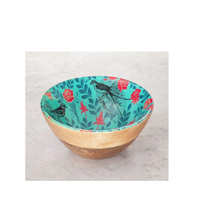 Assiette de service en bois émaillé imprimé de bol à tartiner de taille personnalisée pour mariage, restaurant, plateau de bol d'approvisionnement alimentaire pour cadeaux - Product Image 6