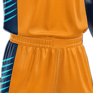 Design de maillot de basket-ball personnalisé pour kit d'équipe Col en V Sublimation haut de gamme Fabriqué au Pakistan Pantalon de qualité supérieure Design personnalisé - Product Image 4