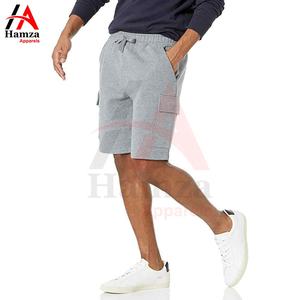 New Arrival Hot Selling <b>Fleece</b> <b>Shorts</b> High Waist Casual Fitness Wear Custom Made Drawstring Unisex Men's Cargo <b>Shorts</b> - Product Image 4