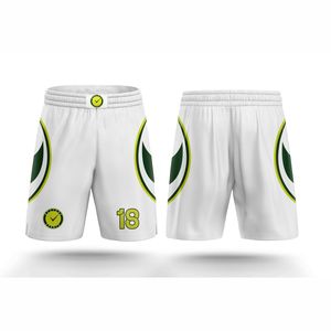 Shorts de basket décontractés pour hommes, en maille respirante, imperméables, séchage rapide, légers, taille élastique, pour entraînement et course à pied - Product Image 1