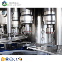 Machine complète de remplissage d'eau Sokos, ligne de remplissage d'eau en petites bouteilles 4000 BPH, machine de remplissage d'eau potable pour usine