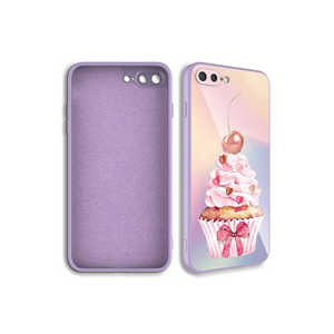 Funda de Silicona Epoxi con Patrón Personalizado Antihuellas para iPhone 7 Plus, Carcasa Rígida con Protección para la Cámara - Product Image 3
