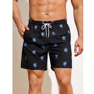 Shorts d'été pour hommes à imprimé tendance, shorts en polyester personnalisés avec poches, shorts tendance pour hommes - Product Image 1