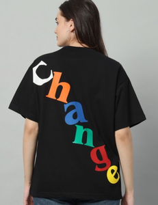 Camiseta con estampado de algodón 100% personalizado para mujer, calidad superior, nuevo diseño, hombro caído, estilo informal de Bangladesh 180 GSM - Product Image 1