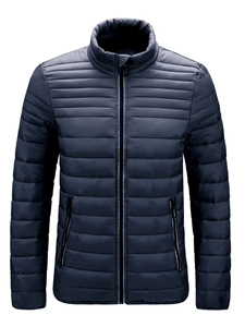 Nueva chaqueta acolchada ligera de moda para hombre, cuero transpirable cómodo con función impermeable, cantidad a granel - Product Image 4