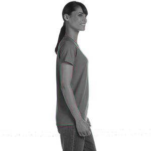 เสื้อยืดคอกลมสำหรับผู้หญิงเสื้อยืดสำหรับผู้หญิงเสื้อยืดคอกลมสำหรับใส่ได้หลายขนาดเสื้อยืดพิมพ์ลายได้ตามต้องการ - Product Image 4