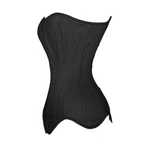 Prix d'usine Corset à la mode pour femmes Vintage sous le buste à lacets Corset de mariée en satin os en acier - Product Image 1