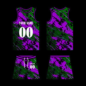 Conjunto de camisetas y pantalones cortos de baloncesto transpirables de secado rápido personalizados al por mayor, uniformes de fútbol con impresión personalizada para hombres jóvenes - Product Image 4